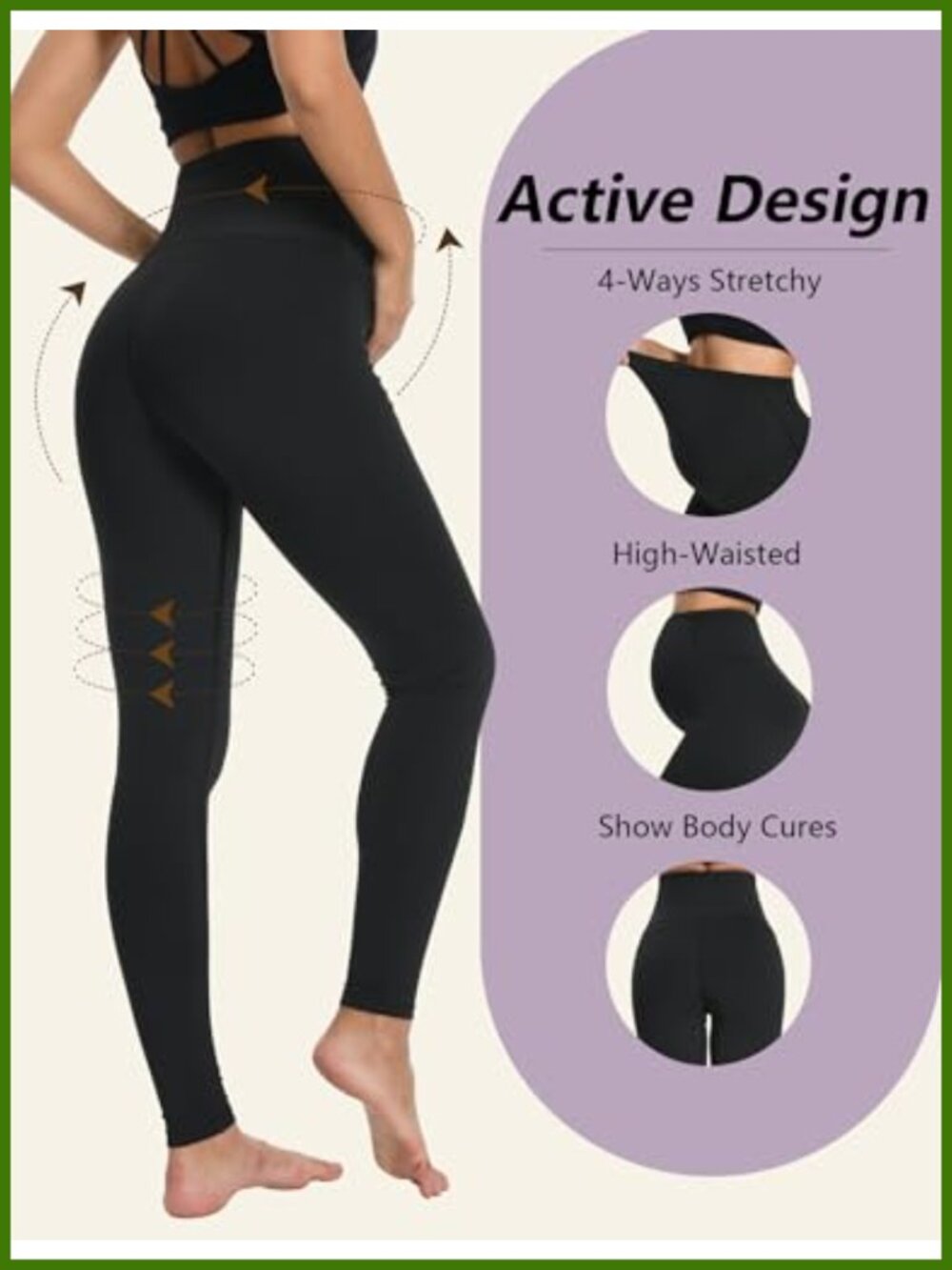 4 Pack Maternity Leggings Over The Belly High Waisted Yoga Pants - Picture 2 of 6